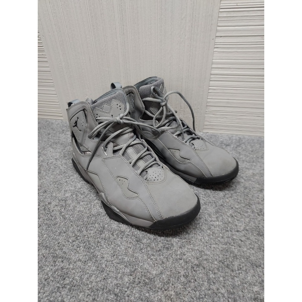 Nike Air Jordan Men Sneakers 11 Gray Black Lace Up Round Toe Comfort Logo Casual